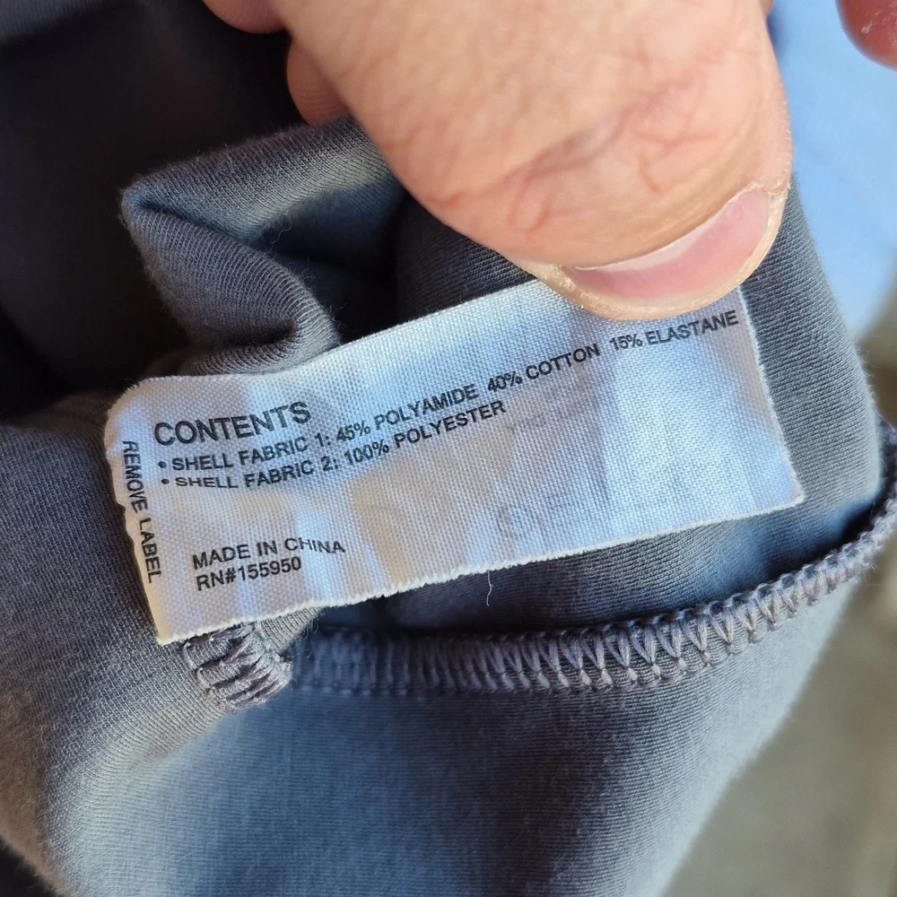 GREYSON‎ Grey Blue Golf Mens Large Quarter Zip Pullover Light Jacket